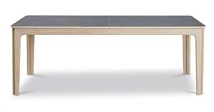 Skovby SM26 spisebord - Stonelook laminat og stel i hvidolieret egetræ - Stærk pris